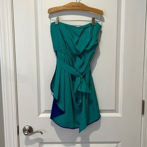 Express mini strapless dress